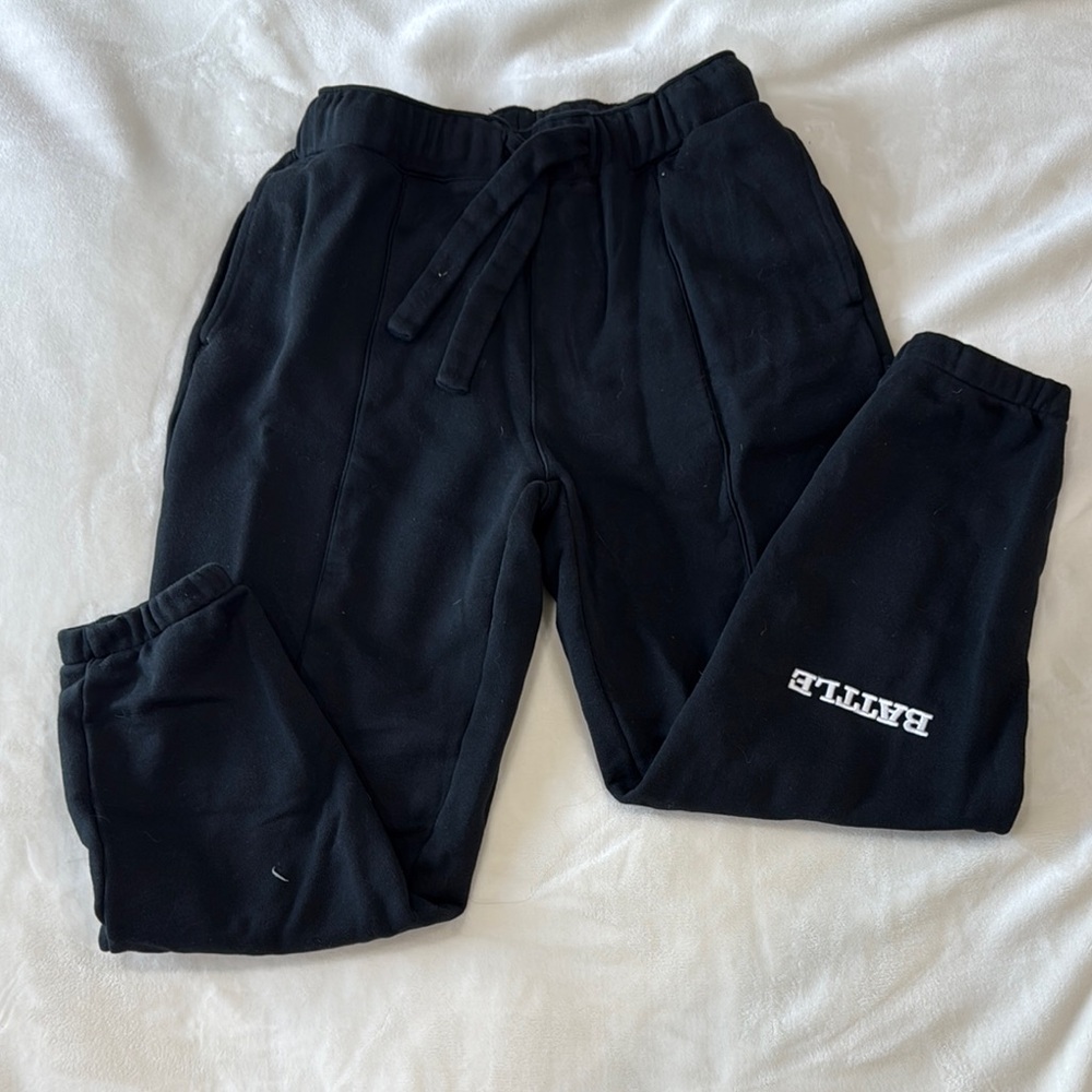 Battle Black Sweatpants with Jogger Style
